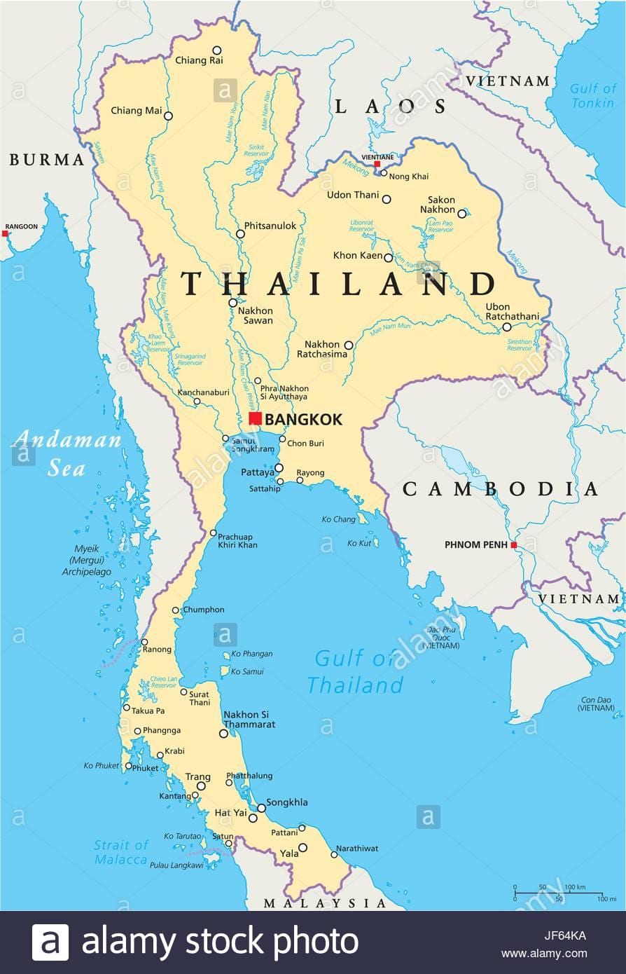 bangkok tai world map"