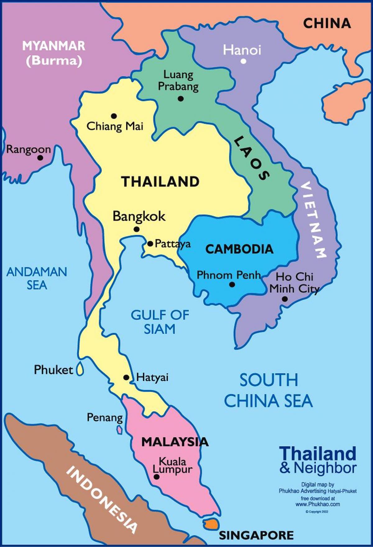 kaart bangkok asukoht