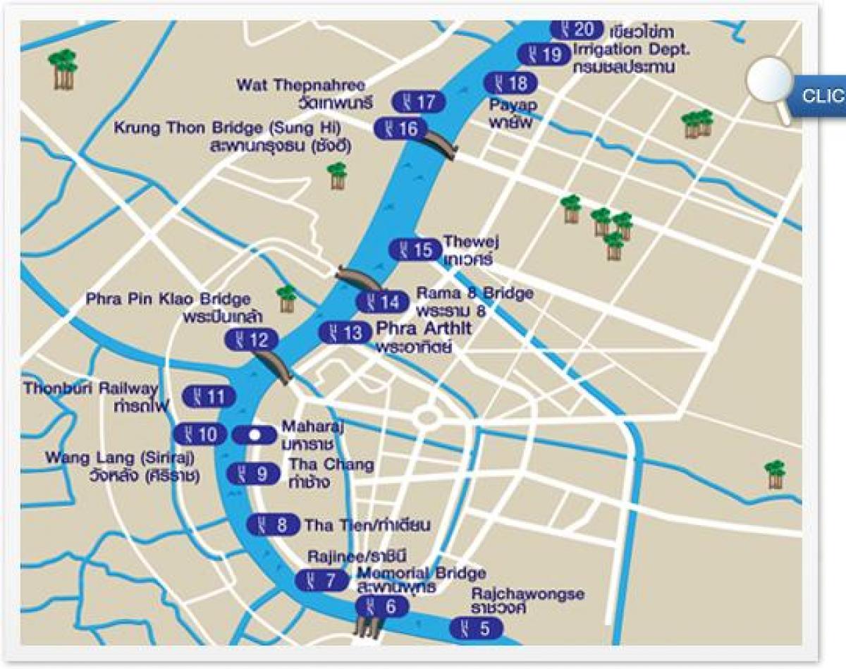 kaart bangkok jõgi transport