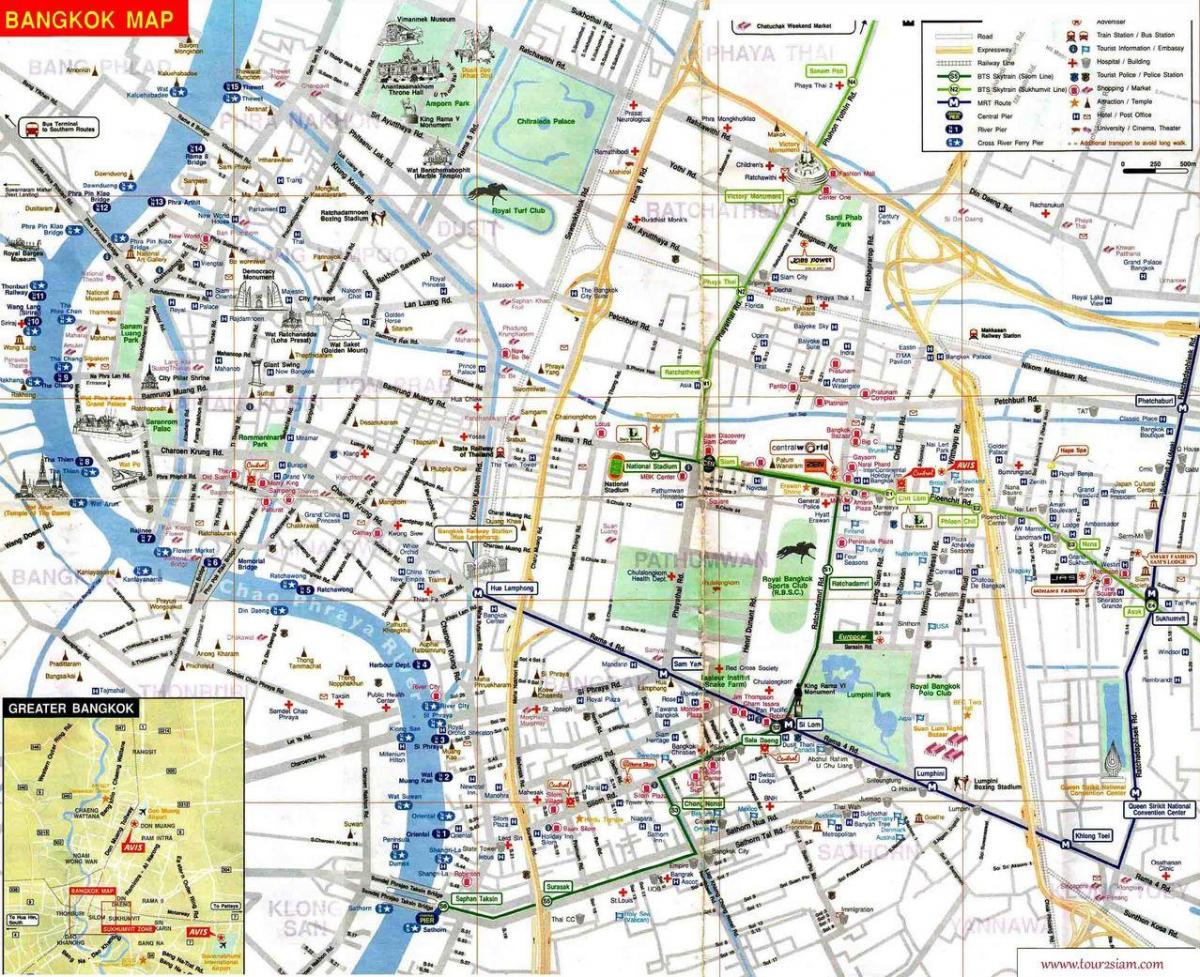 kaart mbk bangkok