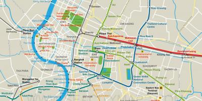 Kaart bangkok city center