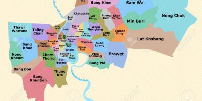 Kaart bangkok linnaosa