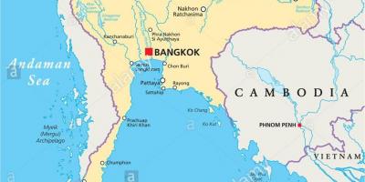 Bangkok maailmakaardil