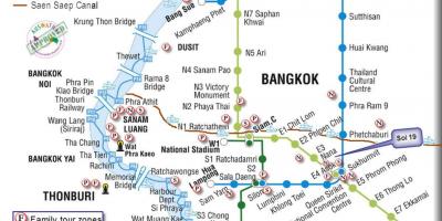 Ühistranspordi bangkok kaart
